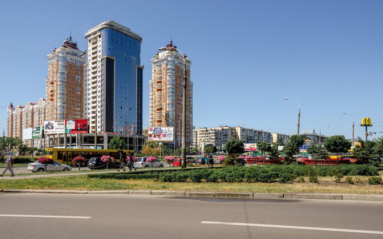 Artal Apartment On Obolonskyi Avenue 16A Київ Екстер'єр фото